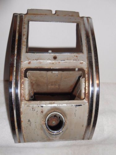 1949 50 chevy deluxe dash - ash tray- clock- lighter- bezel   panel