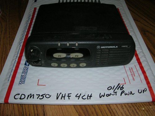 Cdm750 vhf motorola radio wont power up repair