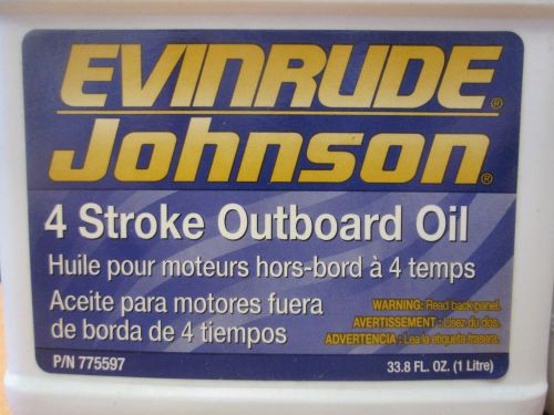 Evinrude johnson 4 stroke outboard oil - lot of 2