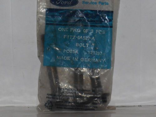 Genuine ford bolt fitz-6a527-a new# f77z-6a527-aa pack of 3 m10x1.5 x65mm