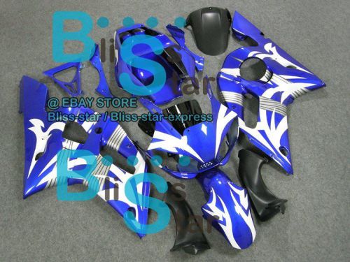 Blue glossy injection fairing fit yamaha yzfr6 yzf-r6 99 00 01 1998-2002 47 a2