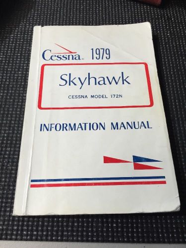1979 cessna skyhawk model 172n information manual