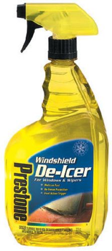 Prestone 32 oz winshield de-icer for windows and wipers trigger spray