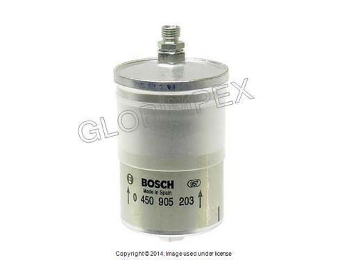 Mercedes (76-95) fuel filter w/ threaded fittings bosch new + 1 year warranty