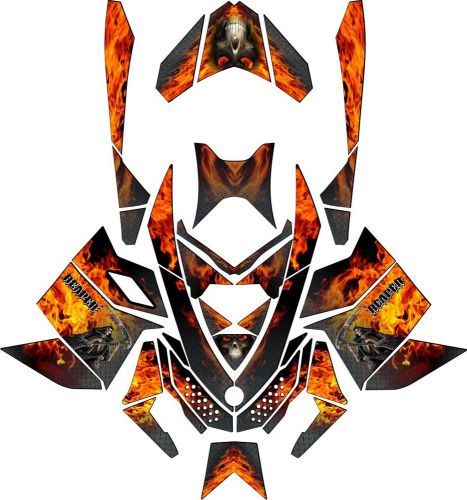 Grim reaper sled wrap  for ski-doo xp 2008-12, mxz, summit, renegade, decal