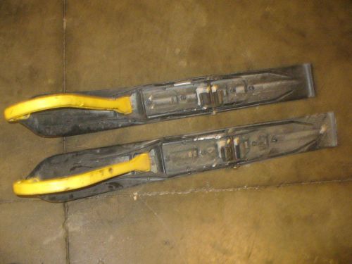 Arctic cat 2003 firecat f5 black plastic skis ski carbide 2004
