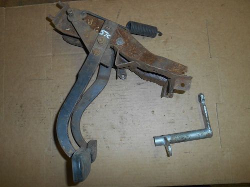 1957 chevrolet car brake and clutch pedal unit