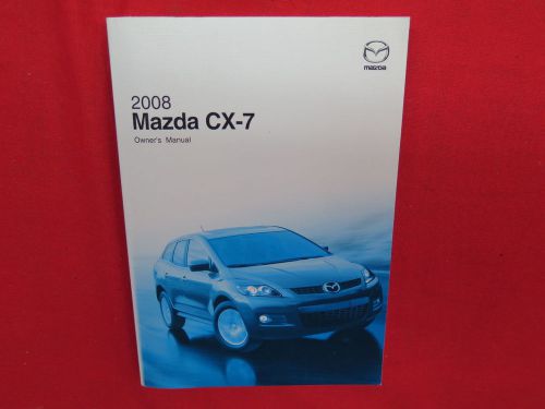 2008 mazda cx-7 owners manual guide book