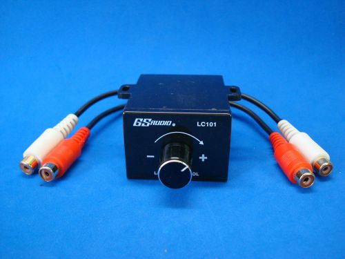 Universal rca hifonics amp amplifier remote bass gain knob level control