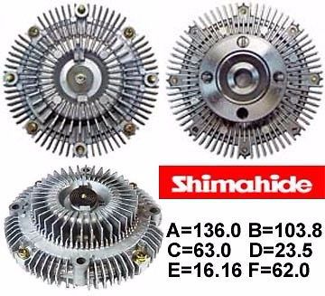 Fits 81-92 toyota supra cressida 2.8l 3.0l fan clutch  shimahide  new