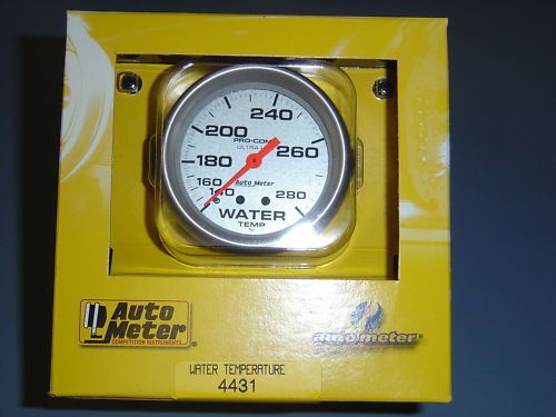 Autometer water temperature gauge 4431 ultra - lite