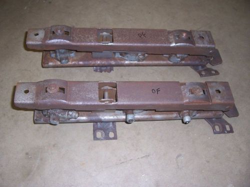 1965 cadillac deville interior front seat power floor track mount bases brackets