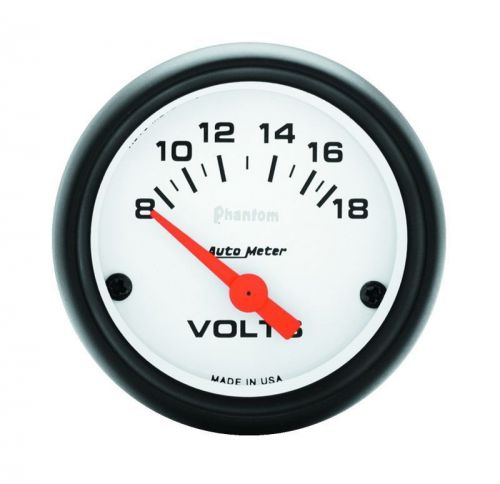 Autometer 5791 gauge, voltmeter, 2 1/16&#034;, 18v, elec, phantom