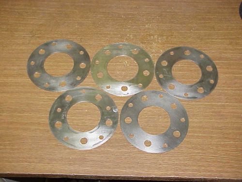5 stainless steel 5 x 5 wheel spacers .057&#034;-.058&#034;- .059&#034;-.060&#034;-.067-.070&#034; thick