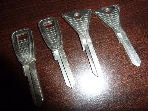 Four 4 1959 edsel keys, 2 ignition, 2 trunk