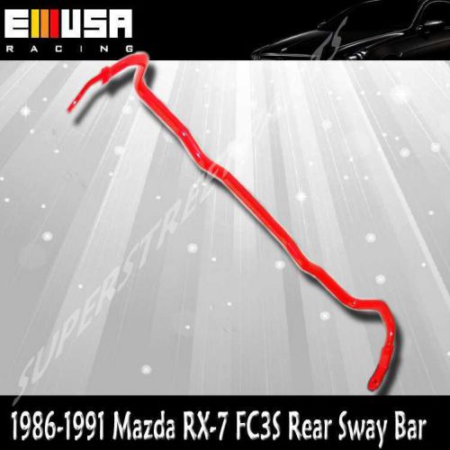 Mazda rx-7 rx7 fc3 rear anti roll sway stabilizer bar 86-91 red 18mm