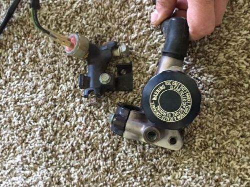 75 honda cb550 front brake master cylinder &amp; brake line