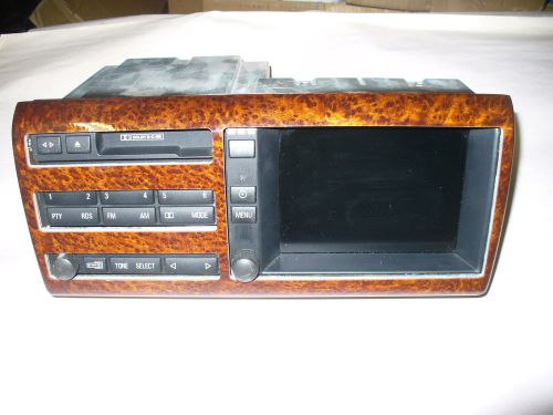 1996-2000 bmw am fm cassette tape player radio navigation screen as-is