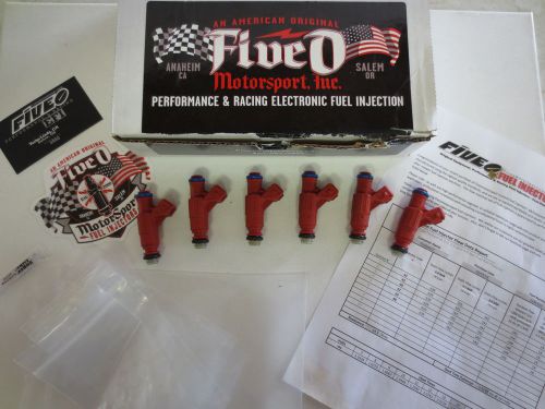 550cc fuel injectors bmw   s54 - m54  set of 6 flow matched