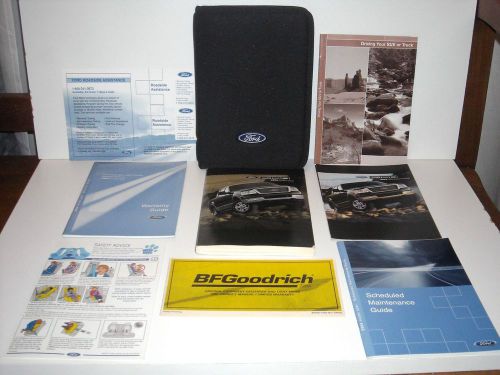 2004 ford f150 factory owner&#039;s guide manual warranty maintenance  complete set