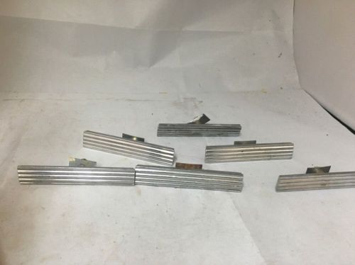 6 1950s nash radio push button opening cover delete plates pt-25417 3134944 #2