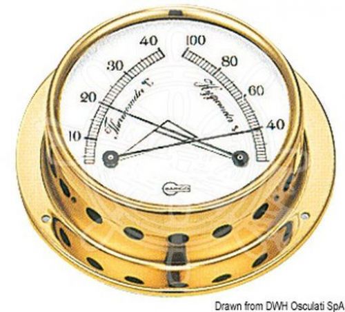 Barigo sky series thermometer hygrometer boat marine 110x32mm