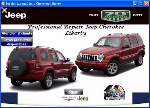 Workshop / repair manual professional jeep liberty (kj) 2002-2007