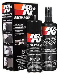 K&amp;n recharger air intake filter cleaning kit cleaner &amp; spray oil 99-5000 new