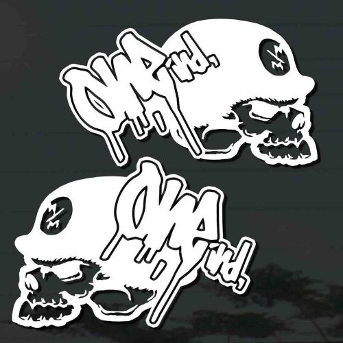 6.0"x2p metal mulisha one industries racing decals sticker cut-out dirt bike