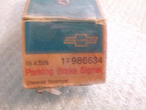 1966 chevrolet impala belair biscayne caprice nos parking brake signal