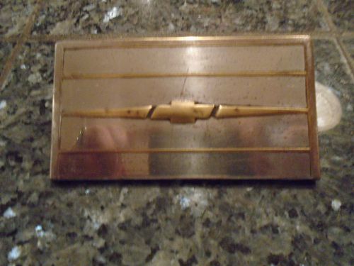 1937/38 chevrolet radio delete plate