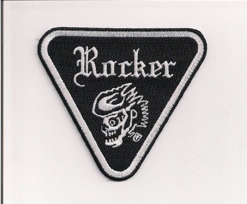 Rocker patent plate patch, 4 inch cafe racer. ace. triumph 59 club bsa  new