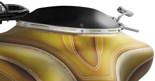 Deep cut fairing/windshield trim arlen ness chrome 03-691