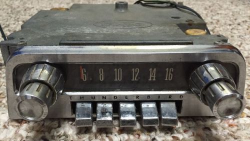 1961 1962 1963 ford thunderbird tbird original am radio knobs 62 63 pushbutton