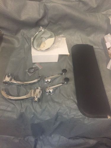 Ford f100 door handle, window crank, mirror and visor