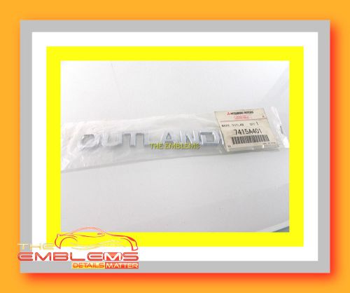 New 2014 2015 2016 mitsubishi outlander rear emblem 7415a401 oem 920448