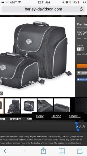 Harley davidson overnight bags