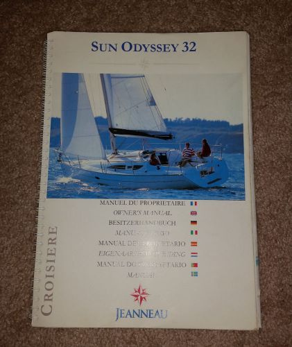 2003 jeanneau sun odyssey 32 owner's manual with schematic diagram