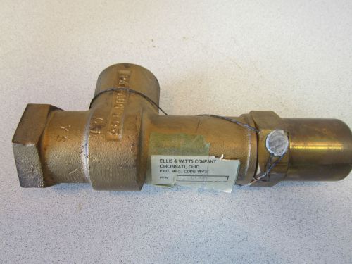 Valve  16a109  ellis &amp; watts co  nsn 4820005263132  appears unused