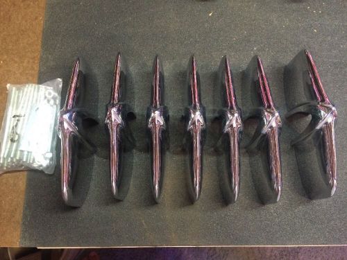 Seven 1956 1957 corvette grille teeth, hot rod rat gasser grill tooth 53-60 lot7