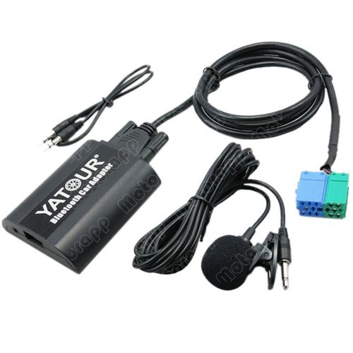Bluetooth car adapter music cd changer w/ microphone for porsche becker radios