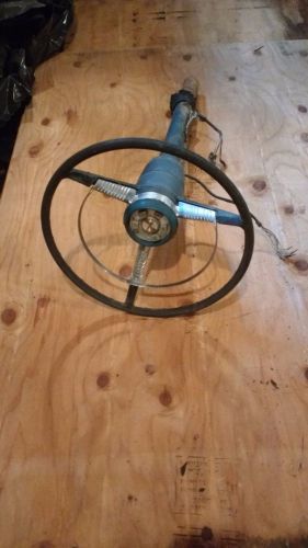 58 edsel steering wheel and column