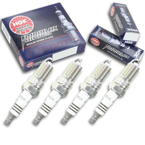 4pcs 87-90 omc 2.3l cobra ngk iridium ix spark plugs stern drive kit set vj
