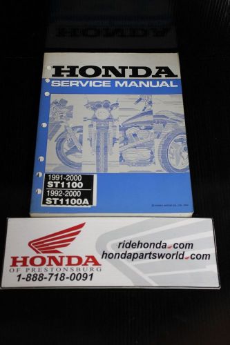 Genuine honda oem repair manual #61my304 *good* (91-00) st1100 (92-00) st1100a