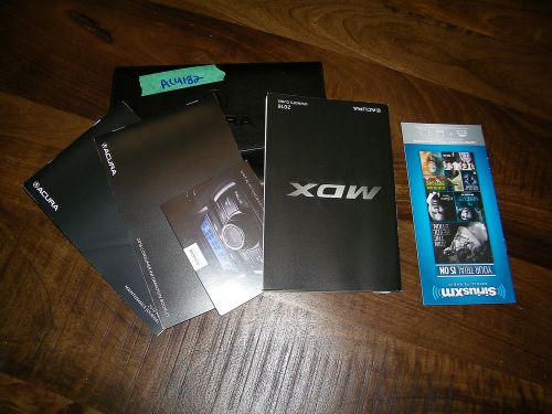 2016 acura mdx owners manual with case acu182