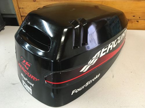 2000 mercury f 25 hp 4 stroke outboard engine top cowl cover hood freshwater mn
