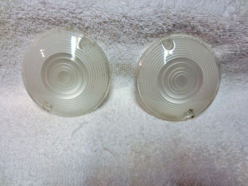 Harley davidson touring clear auxillary/fog light lenses