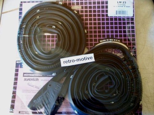 1968-70 satellite road runner gtx door seals door weatherstrip seals #935