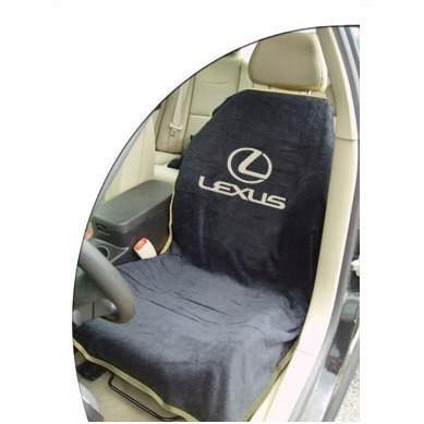 Lexus car seat cover / towel - black