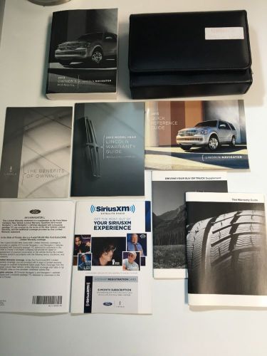 2013 lincoln navigator owners manual set  free priority shipping #012